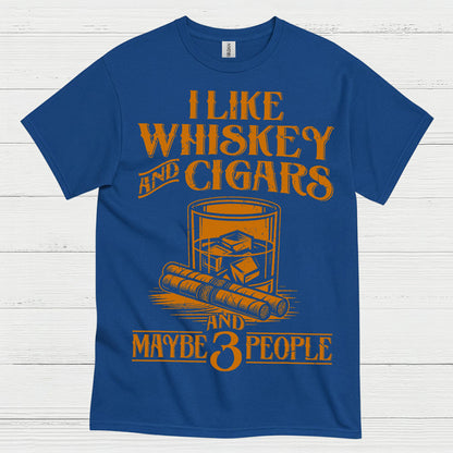 I Like Whiskey And Cigars T Shirt