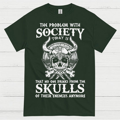 Skulls of Their Enemies Viking T Shirt
