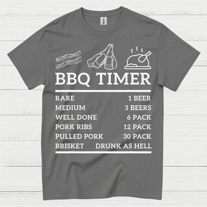 BBQ Timer Grilling T Shirt