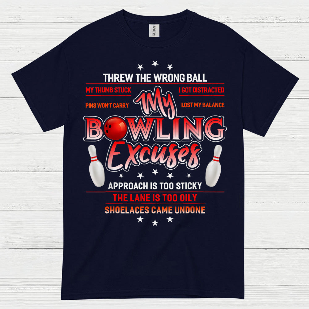 Bowling Spirit Minimal Artistic T Shirt