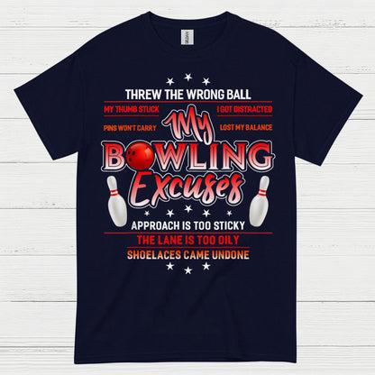 Bowling Spirit Minimal Artistic T Shirt
