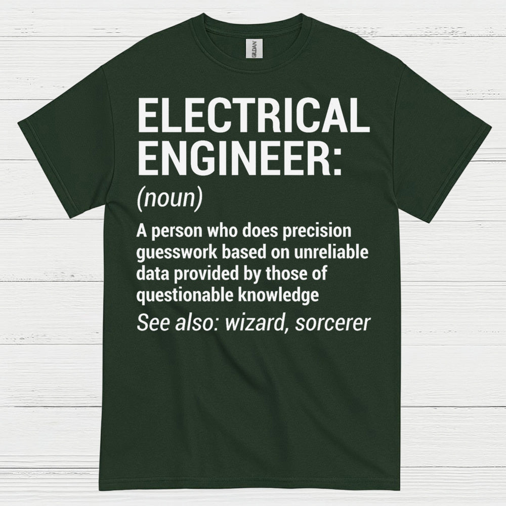 Electrical Wizard Engineer T Shirt