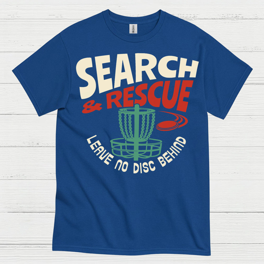 Search And Rescue Disc Golf T Shirt