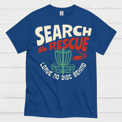 Search And Rescue Disc Golf T Shirt