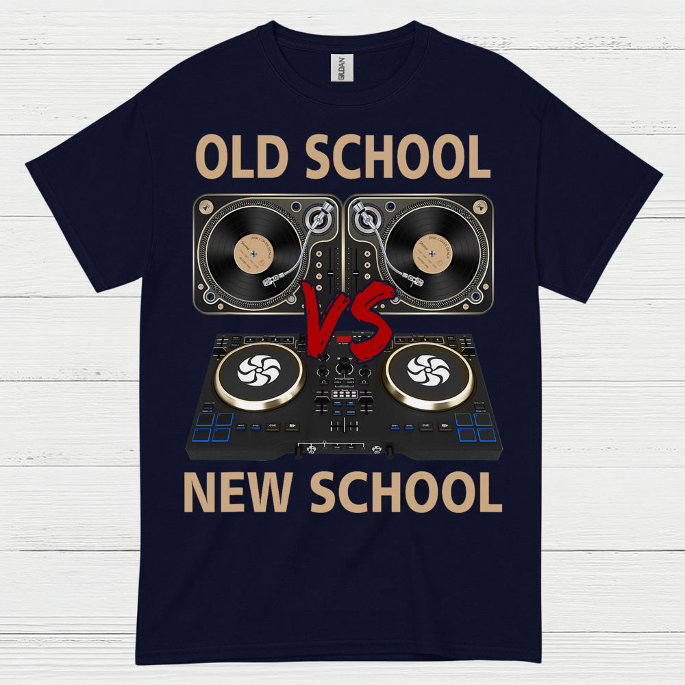 Old School New School DJ T Shirt