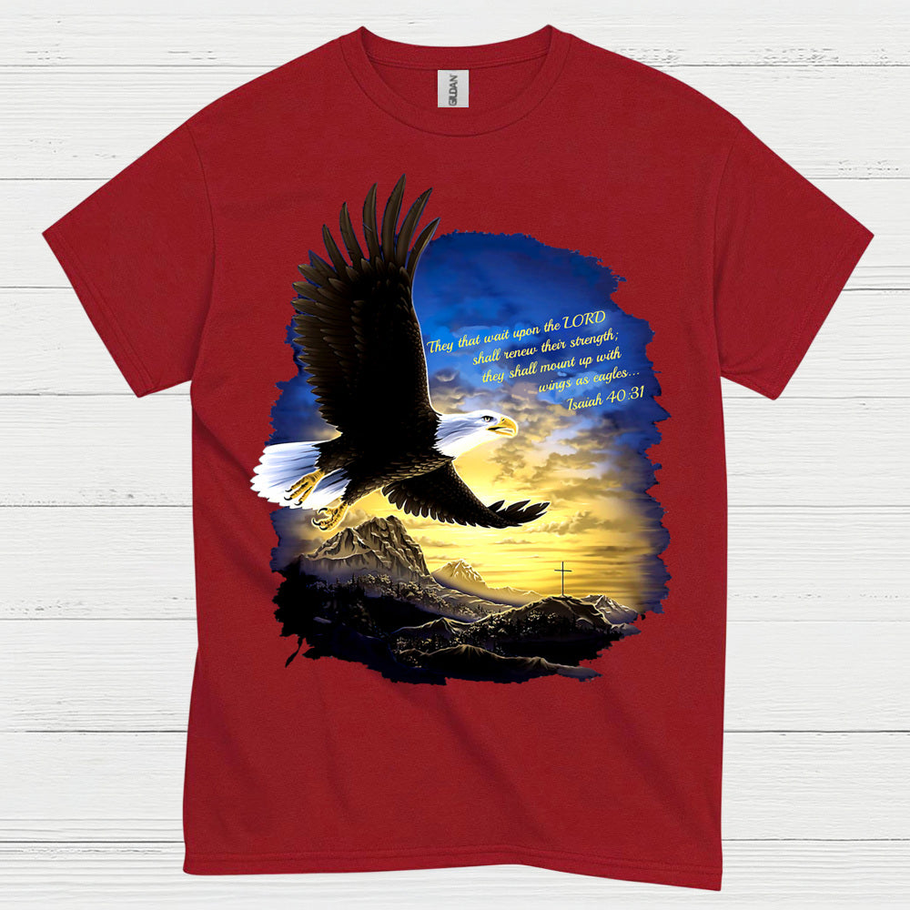 They That Wait Upon The Lord Eagle Faith T Shirt