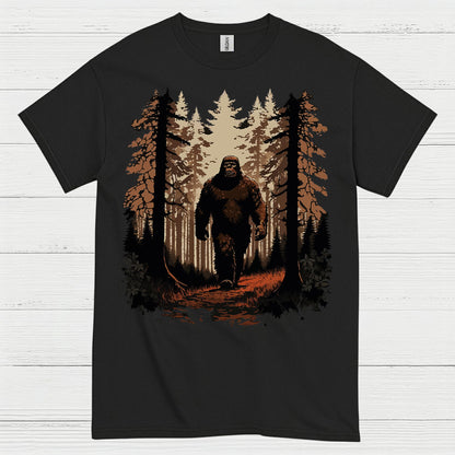 Forest Walk Bigfoot T Shirt