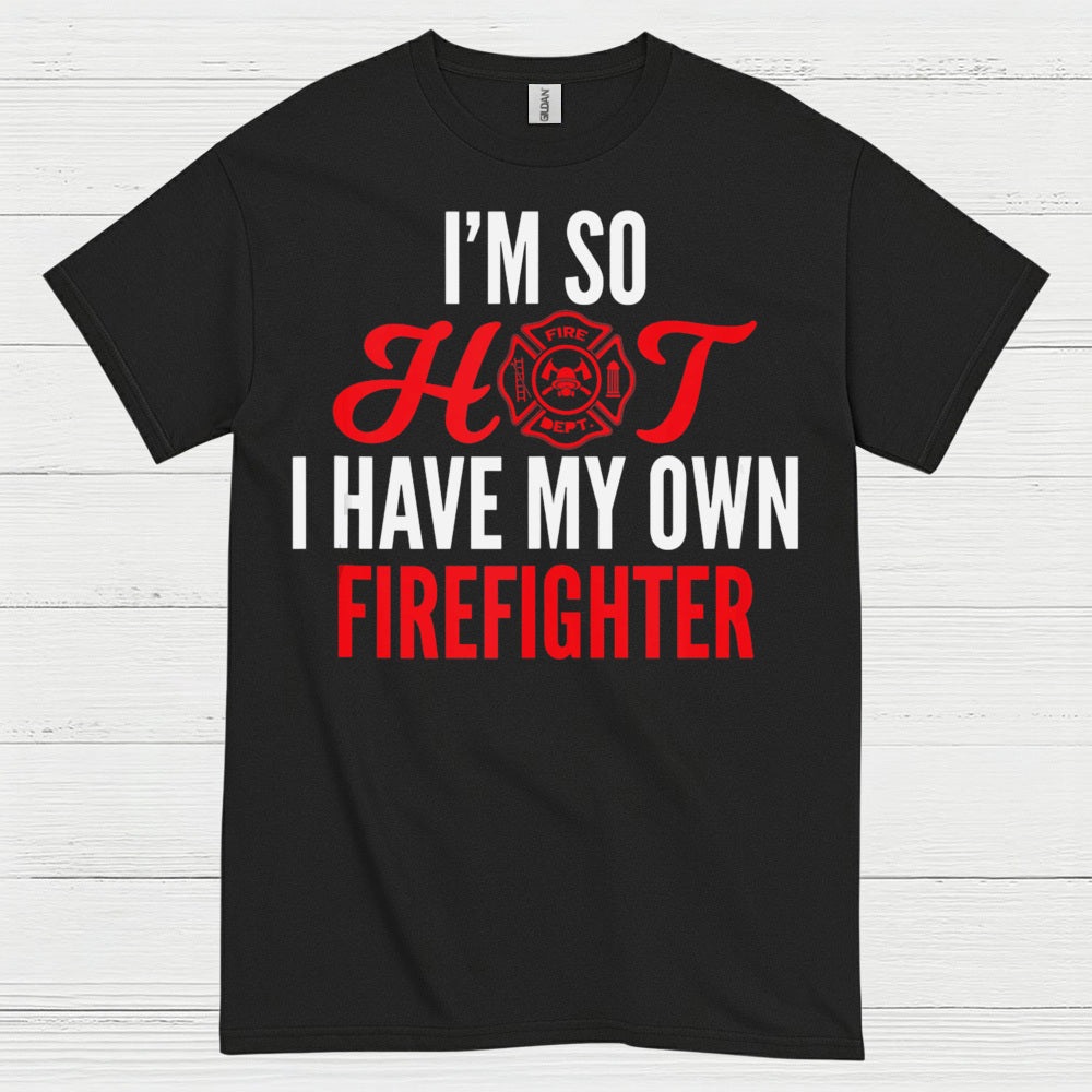 Hot Firefighter Love T Shirt