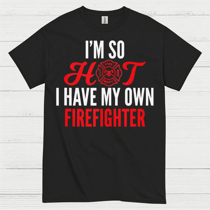 Hot Firefighter Love T Shirt