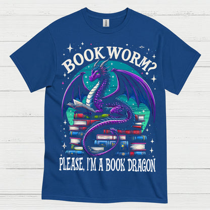Book Dragon Not Bookworm T Shirt