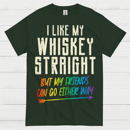I Like My Whiskey Straight T Shirt