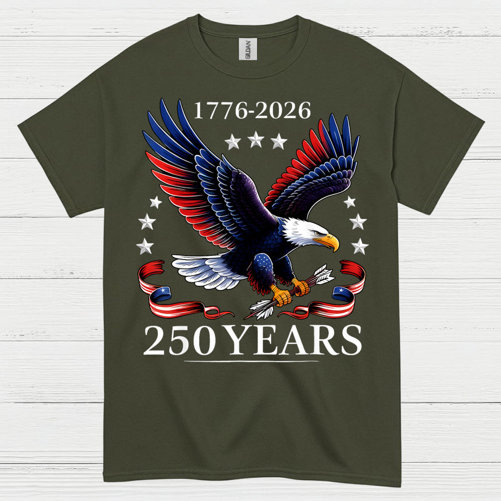 250 Years American Eagle Independence Anniversary T Shirt
