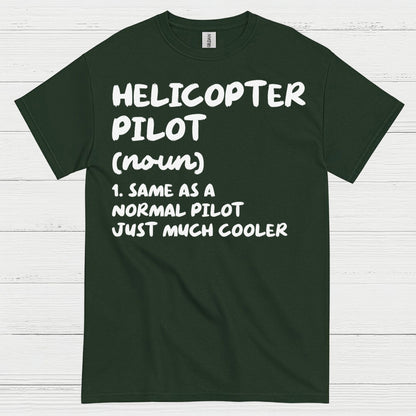 Helicopter Pilot Definition Aviation Humor T Shirt