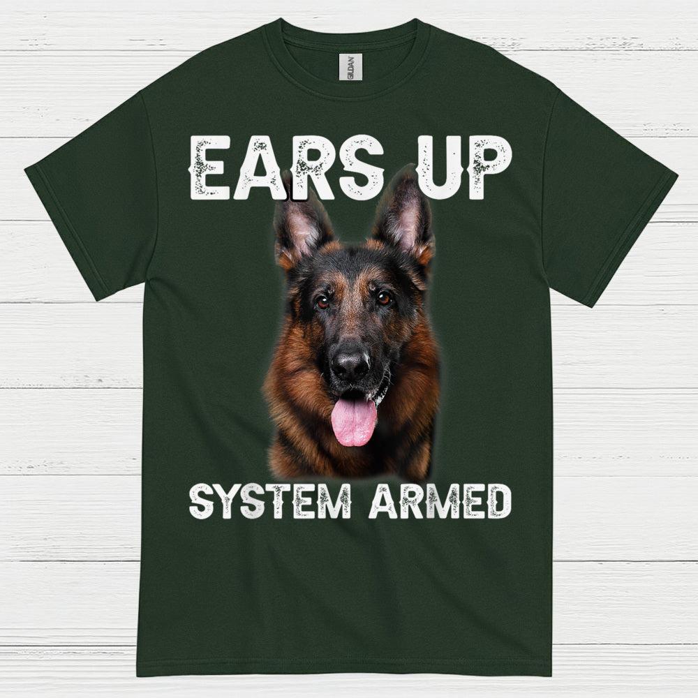 Alert Mode German Shepherd T Shirt