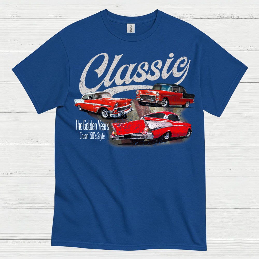 Classic Golden Years Car T Shirt