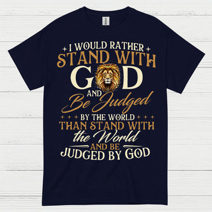 Stand With God Christian Faith T Shirt