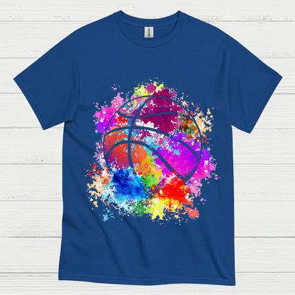 Color Splash Basketball T Shirt