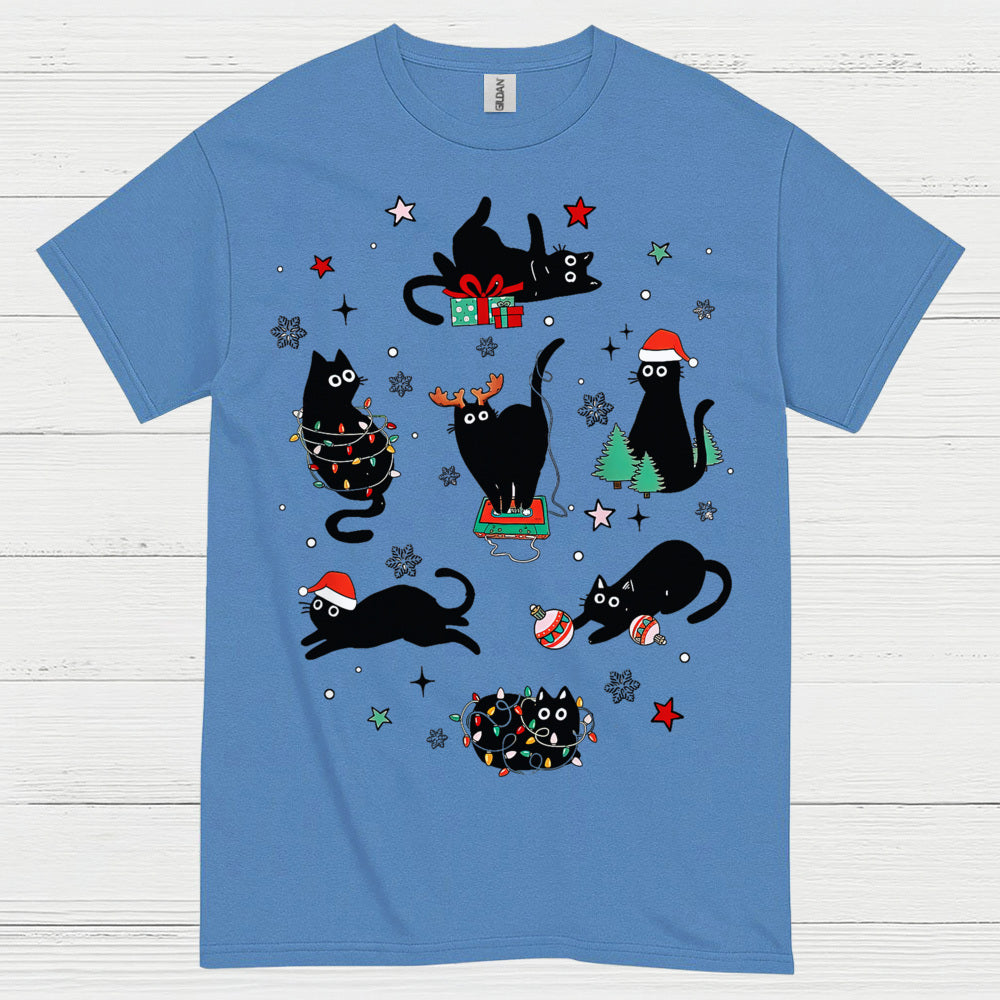 Christmas Cats Holiday T Shirt