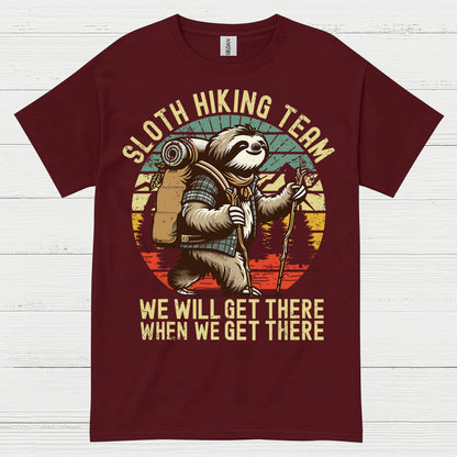 Sloth Hiking Team Adventure Sloth T Shirt