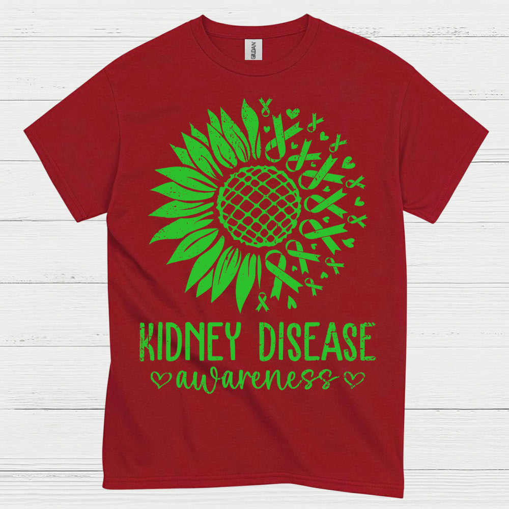 Kidney Disease Awareness Sunflower Hope T Shirt