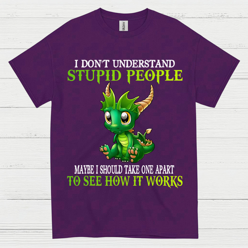 I Don’t Understand Stupid People Dragon T Shirt