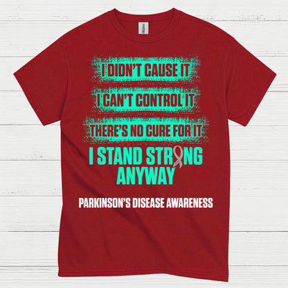 I Stand Strong Parkinson’s Awareness T Shirt