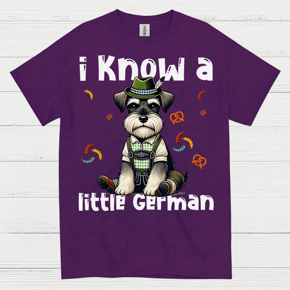 Funny Little German Schnauzer Dog T Shirt