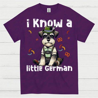 Funny Little German Schnauzer Dog T Shirt
