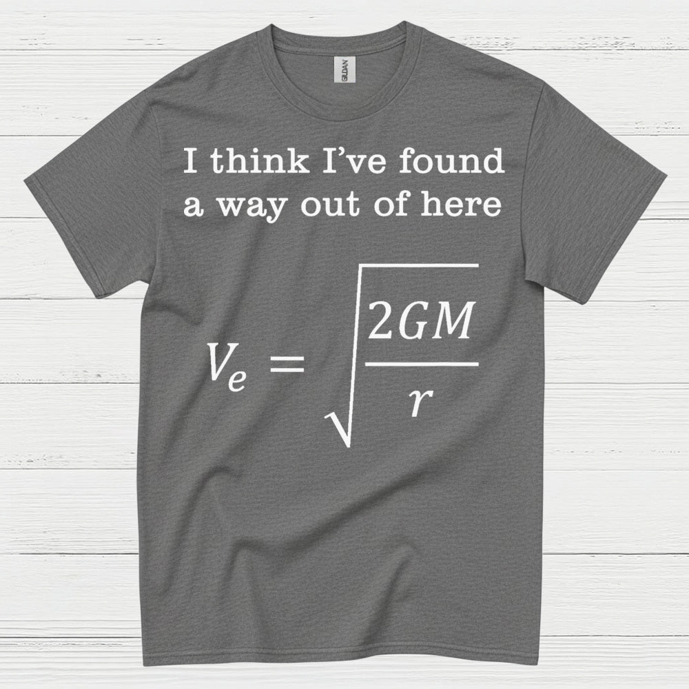 Escape Velocity Physics T Shirt