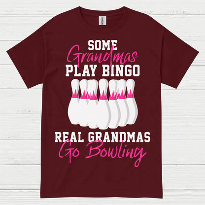Real Grandmas Go Bowling Funny T Shirt