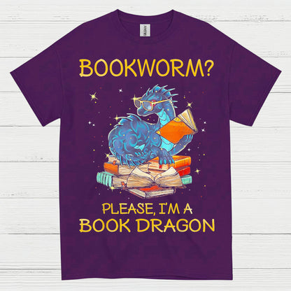 Not a Bookworm Dragon T Shirt
