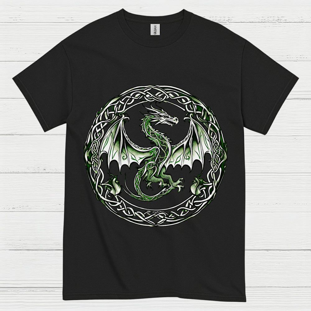 Celtic Green Dragon T Shirt