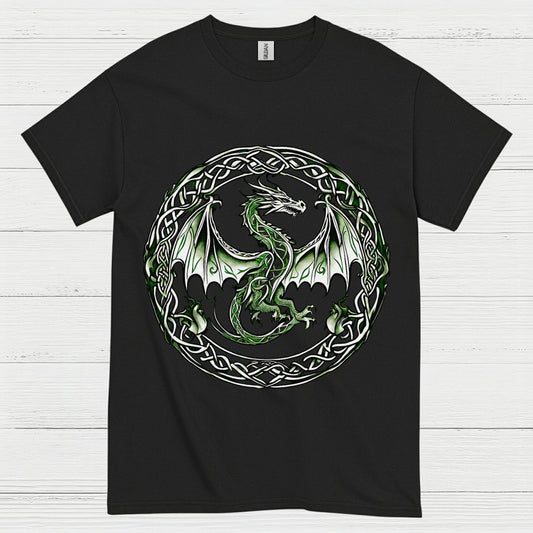 Celtic Green Dragon T Shirt
