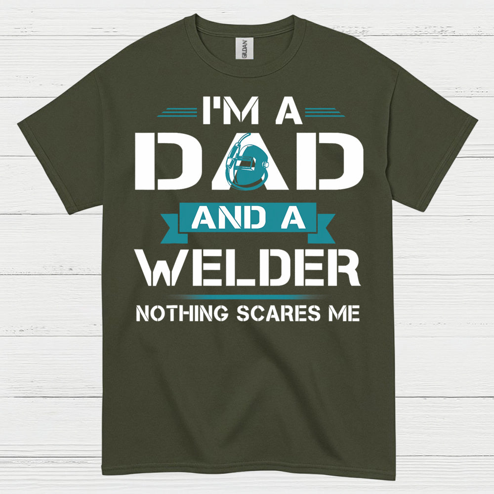 Dad And Welder Pride T Shirt