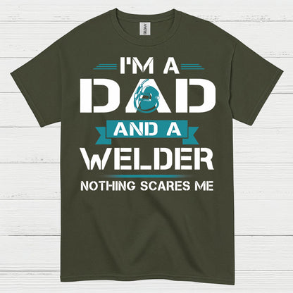Dad And Welder Pride T Shirt