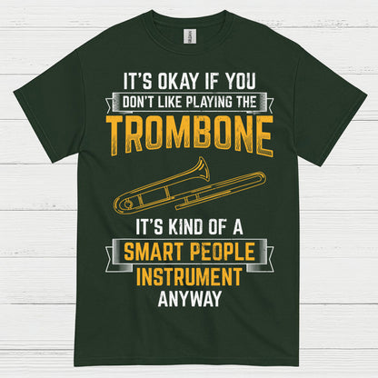Smart Trombone Instrument Funny T Shirt