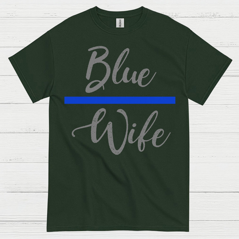 Blue Wife Thin Blue Line T Shirt
