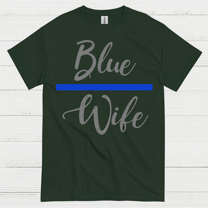 Blue Wife Thin Blue Line T Shirt