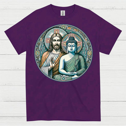 Jesus Buddha Harmony Spiritual T Shirt