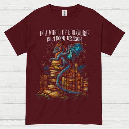 Be A Book Dragon T Shirt