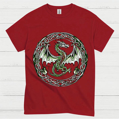 Celtic Green Dragon T Shirt