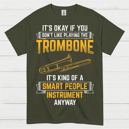 Smart Trombone Instrument Funny T Shirt