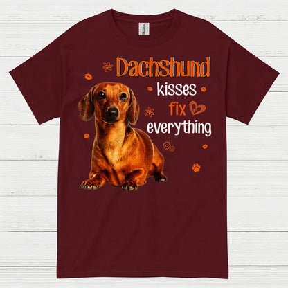 Dachshund Kisses Fix Everything T Shirt