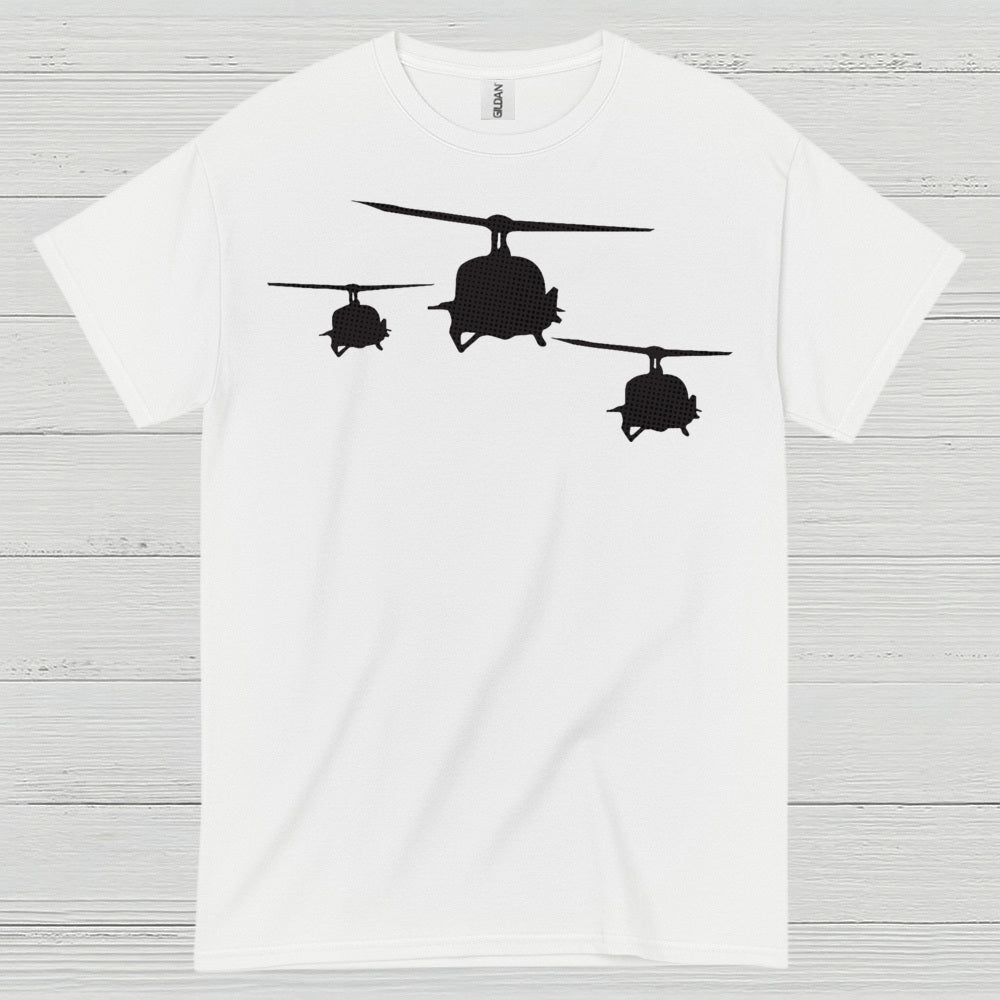 Military Helicopter Formation Aviation T Shirt