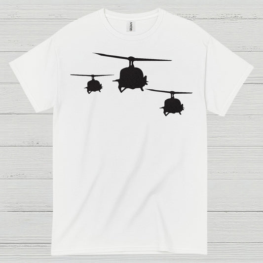 Military Helicopter Formation Aviation T Shirt