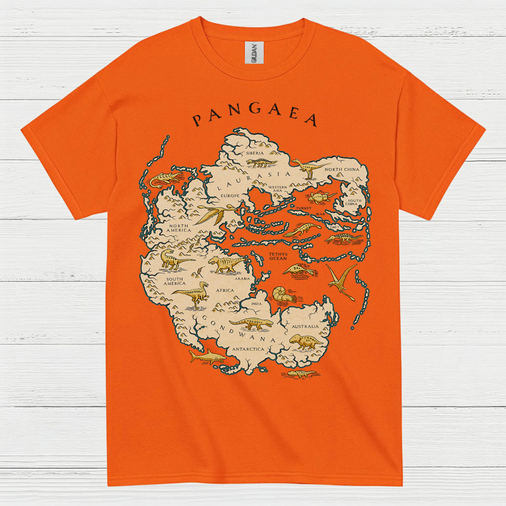 Pangaea Ancient Earth Map T Shirt