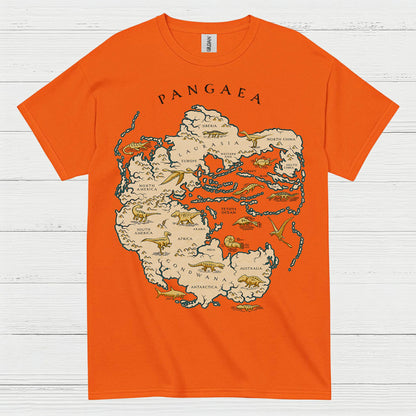 Pangaea Ancient Earth Map T Shirt