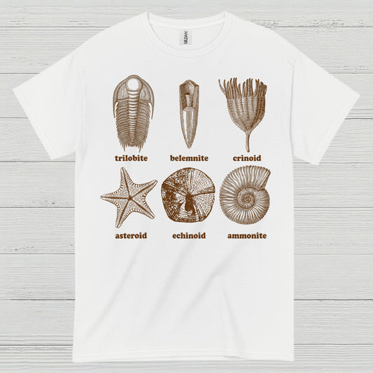 Fossil Collection Geology T Shirt