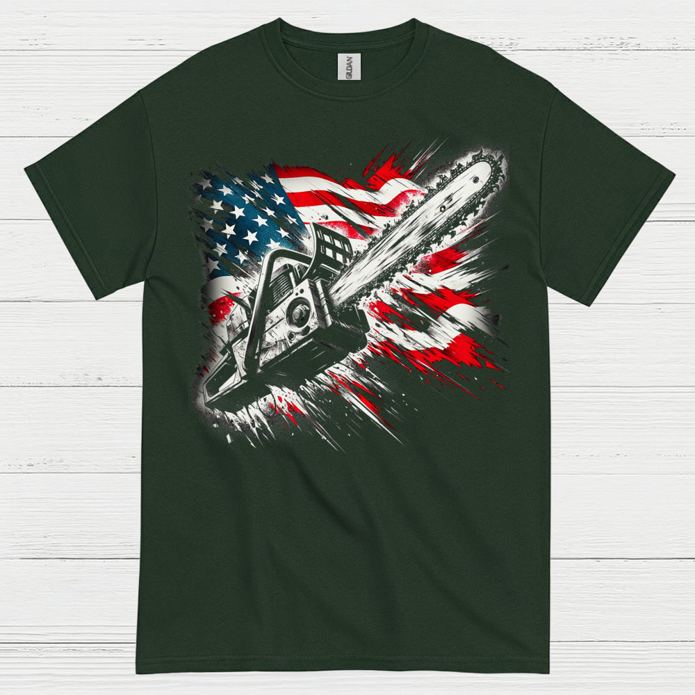 American Chainsaw Patriot T Shirt