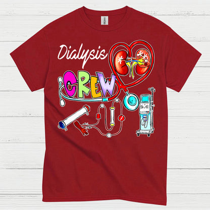 Dialysis Crew Support Awareness T Shirt